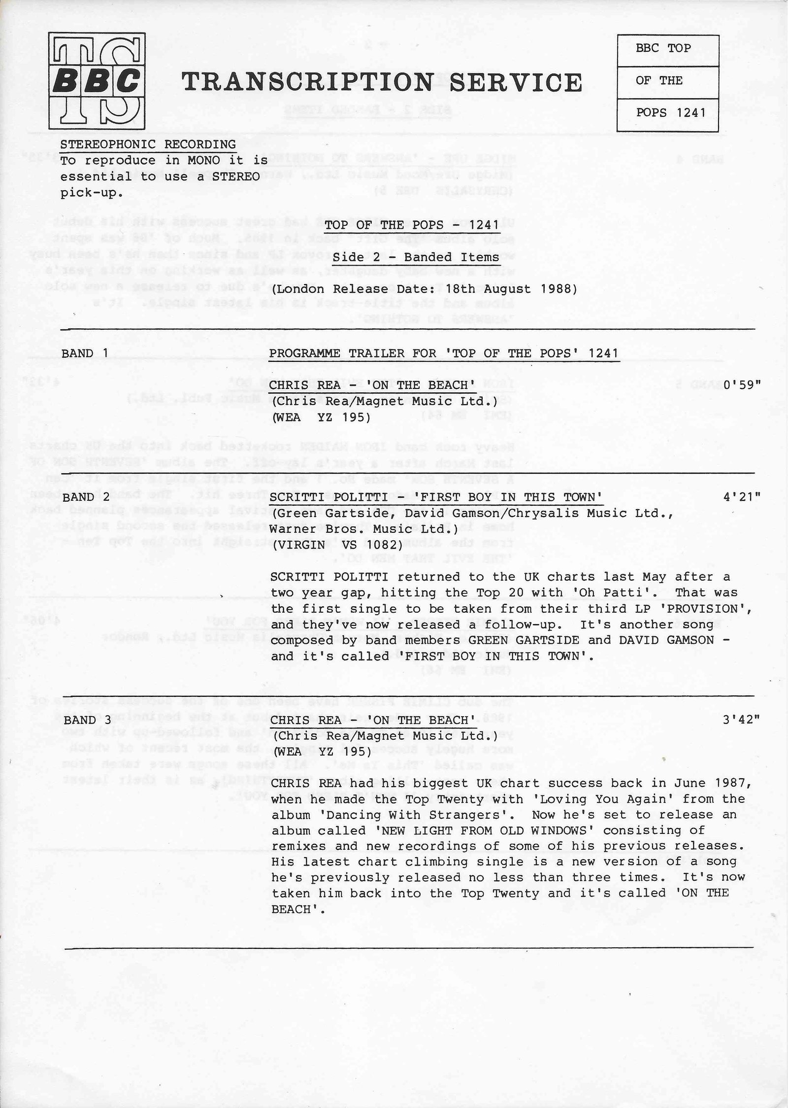 Inserts from 159637 - S